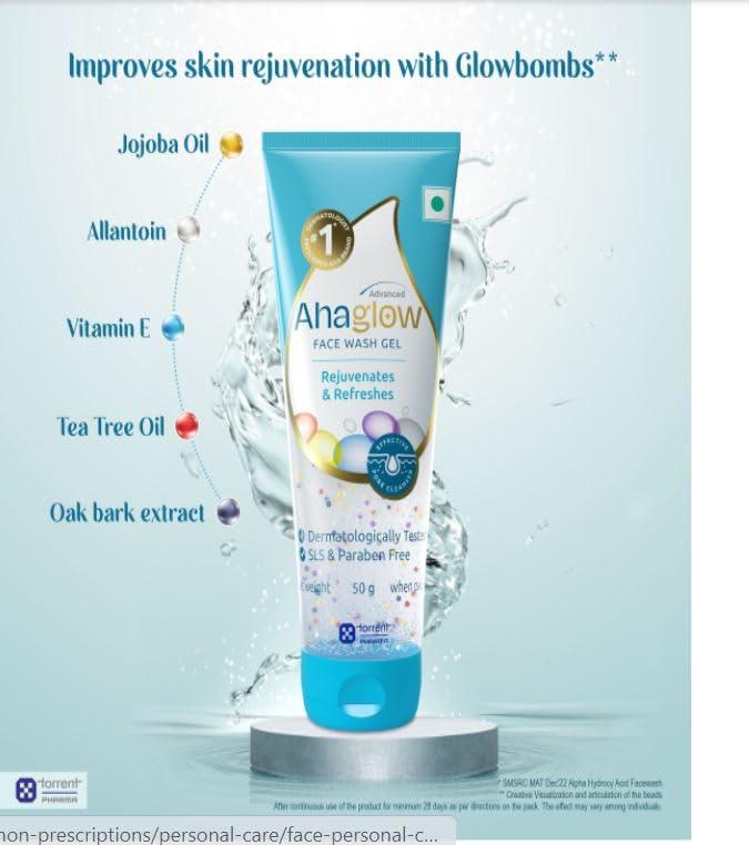 AHAGLOW Ahaglow Advanced - Tube of 50g Face Wash Gel