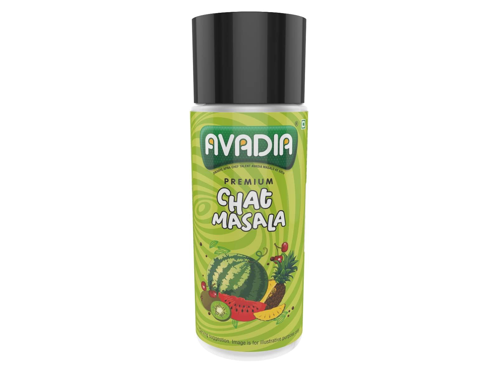 AVADIA AVADIA Paprika Powder, Chat Masala (2 Combo- 100 gm sprinklers)