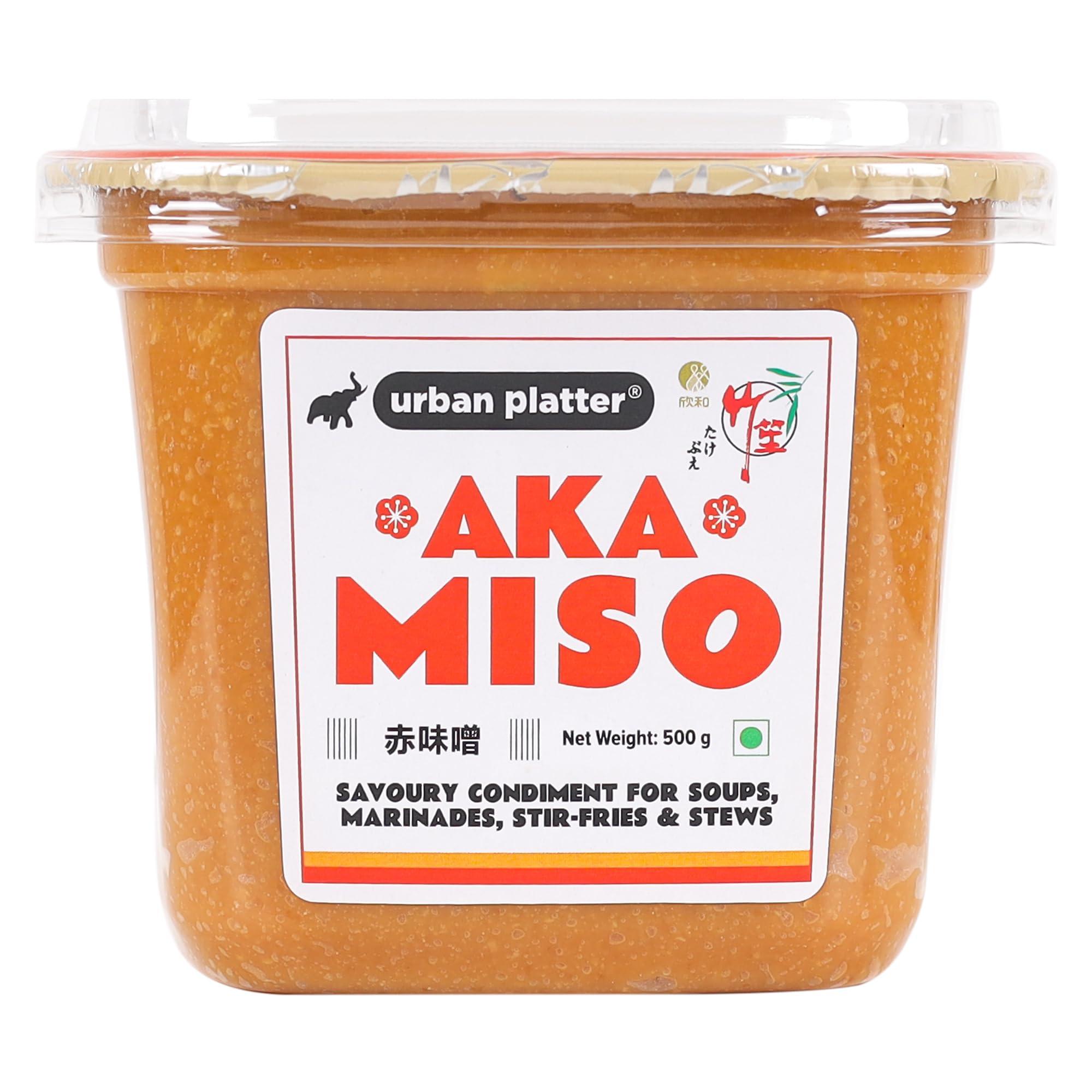 urban platter Urban Platter Aka Miso, 500g (Dark Miso | Strong Flavours | Soy Based | Japanese Staple)