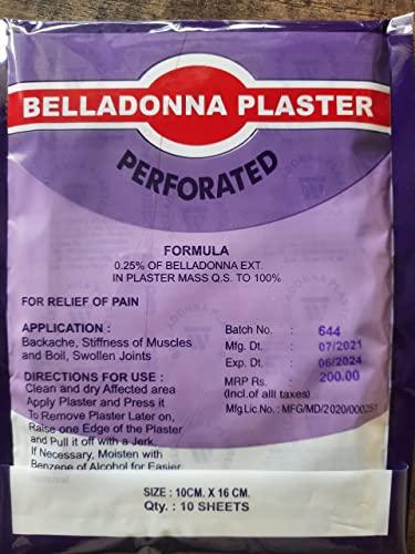 wilson tapes pvt ltd BELLADONNA PLASTER (SET OF 10 SHEET)
