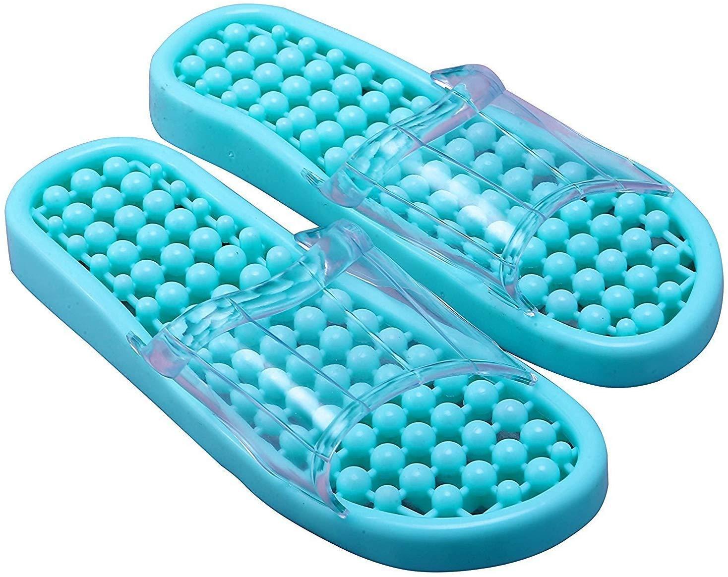 Dxent Dxent Acupressure Slippers for Pain Relief and Total Health Care | Foot Massager Slipper For Women And Men - Random Colour