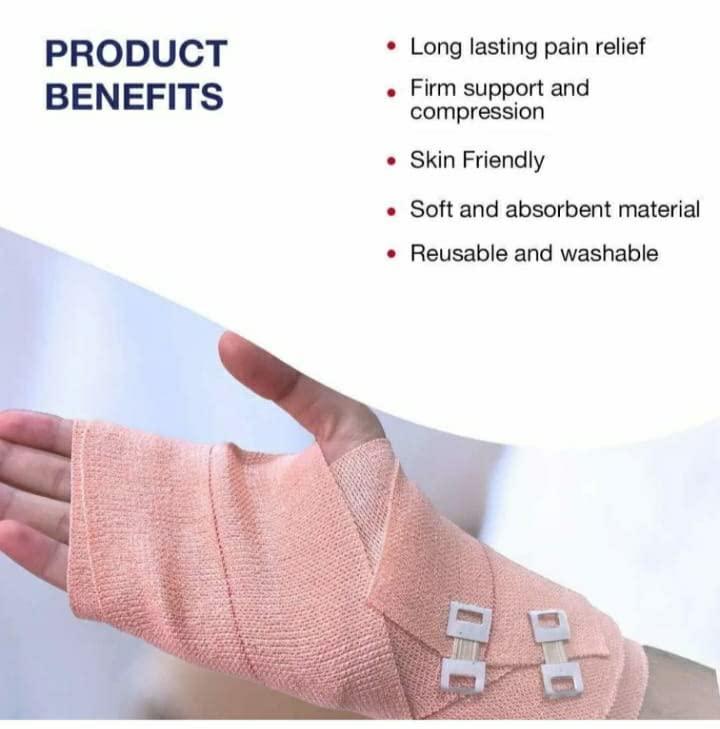 Generic A Z COLLECTION Crepe bandage 2.5 inch chodi\"Garam Patti\" for Pain Relief Generic Cotton Elastic Crepe Roll for Pain Relieve Helps Relieving Joint Pain & Muscle Strain (2.5 INCH 4 METER PACK OF 2)