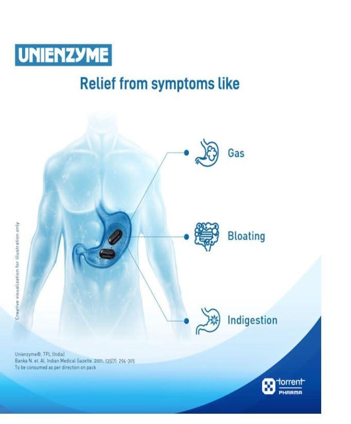 Unienzyme Unienzyme - Strip of 15 Tablets