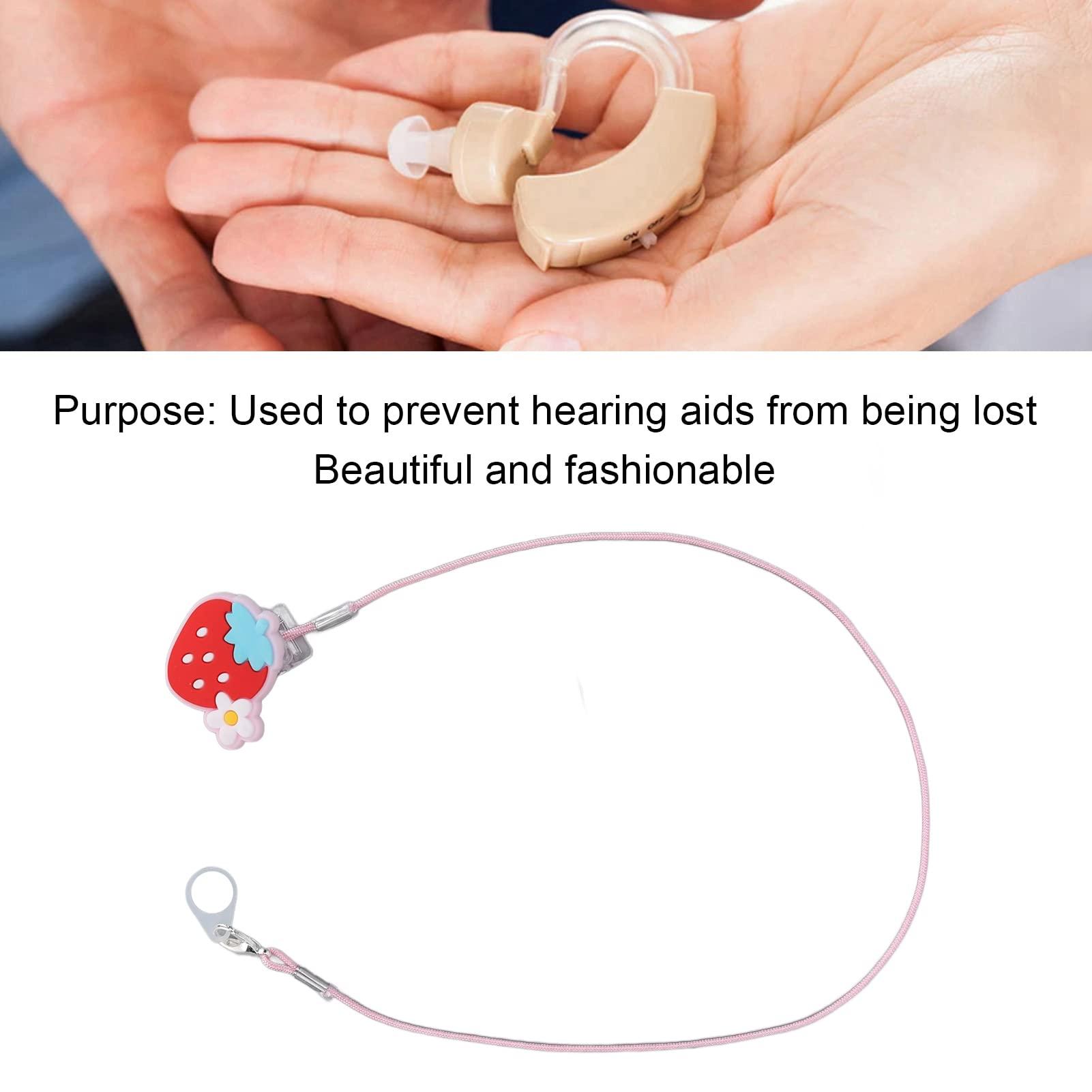 VIKE VIKE Hearing Aids Clip Holder,Hearing Aids Holder Straps Portable For Children For Work