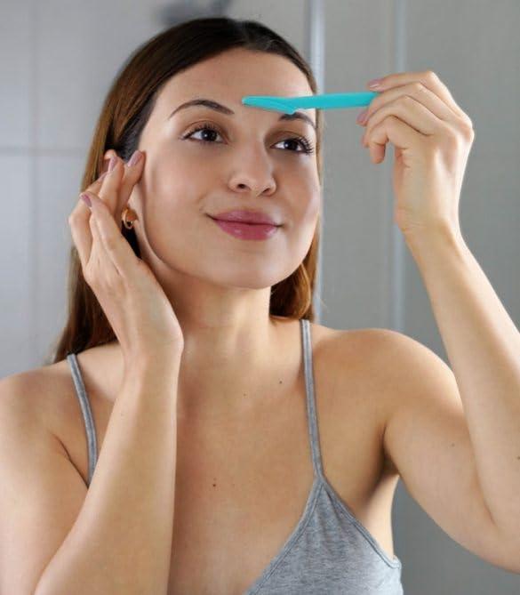 BAAL Baal Reusable Face Shaving Razor For Women with Manicure Padicure kit |Painless Facial Hair Removal Razor For Eyebrows, Upper Lips,Underarms, Chin, Forehead and Bikini Area (Multicolor (M 1))
