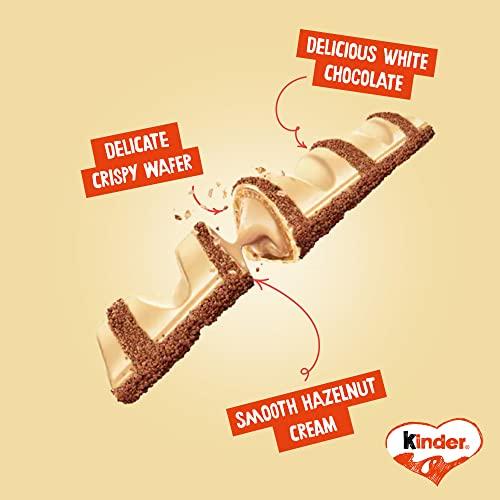 Kinder Bueno Kinder Bueno White Chocolate with Hazelnut (Pack of 3)*39g