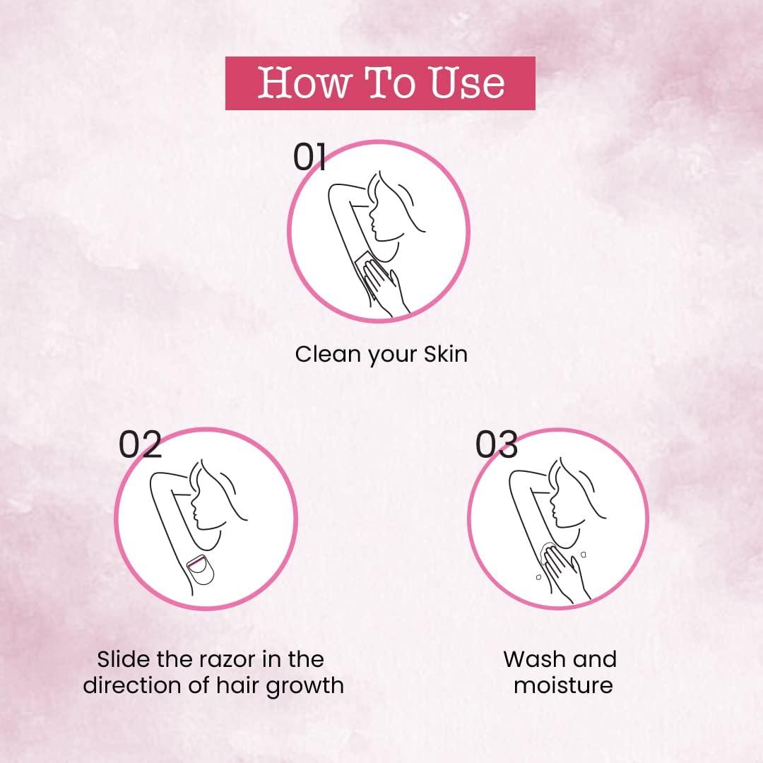 Meswarn Meswarn Body Shave Disposable body Hair Remover, Bikini razor for Women/Unisex (3)