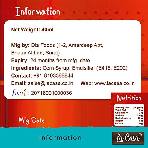 La Casa La Casa Metallic Gel Food Color - Combo Pack of 6 | Concentrated, Vegan & Gluten Free | For Icing, Fondant, Slime & Baking | 40mlx6 |