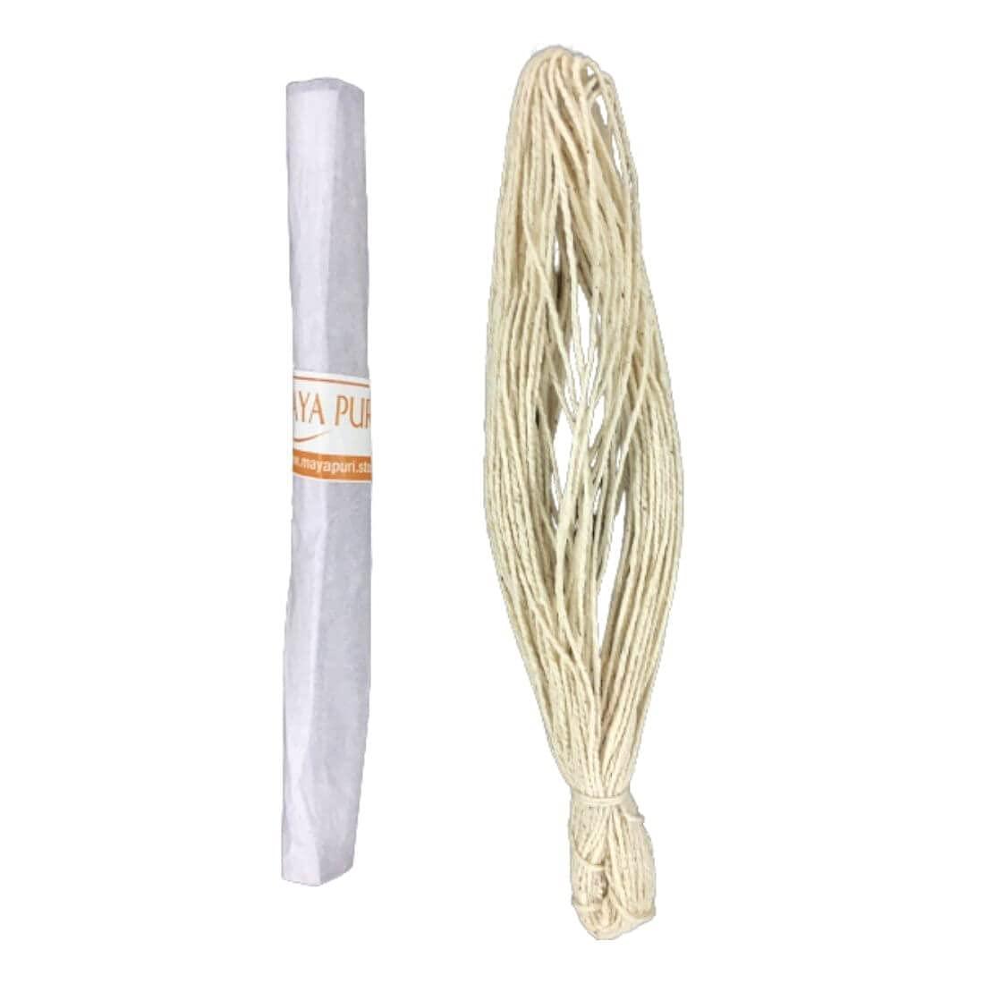 MAYAPURI MAYAPURI Poita/Poite, Janeu, Yonya, (White) Brahmin Thread for Puja Wear (Pack of 5)
