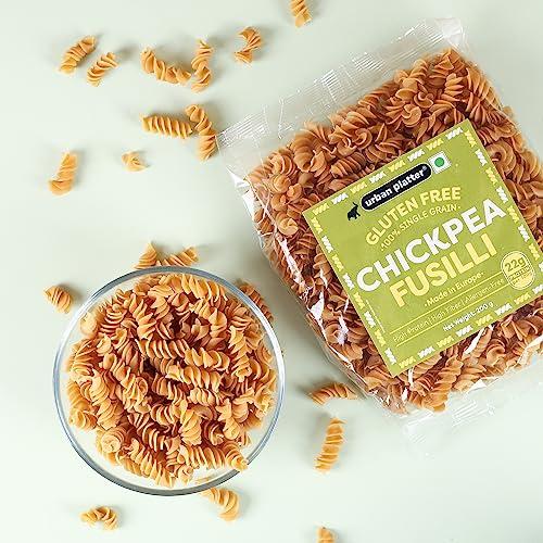 urban platter Urban Platter Gluten Free Chickpea Fusilli Pasta, 200g [100% Single Grain, High in Protein & Fiber, Allergen-Free]