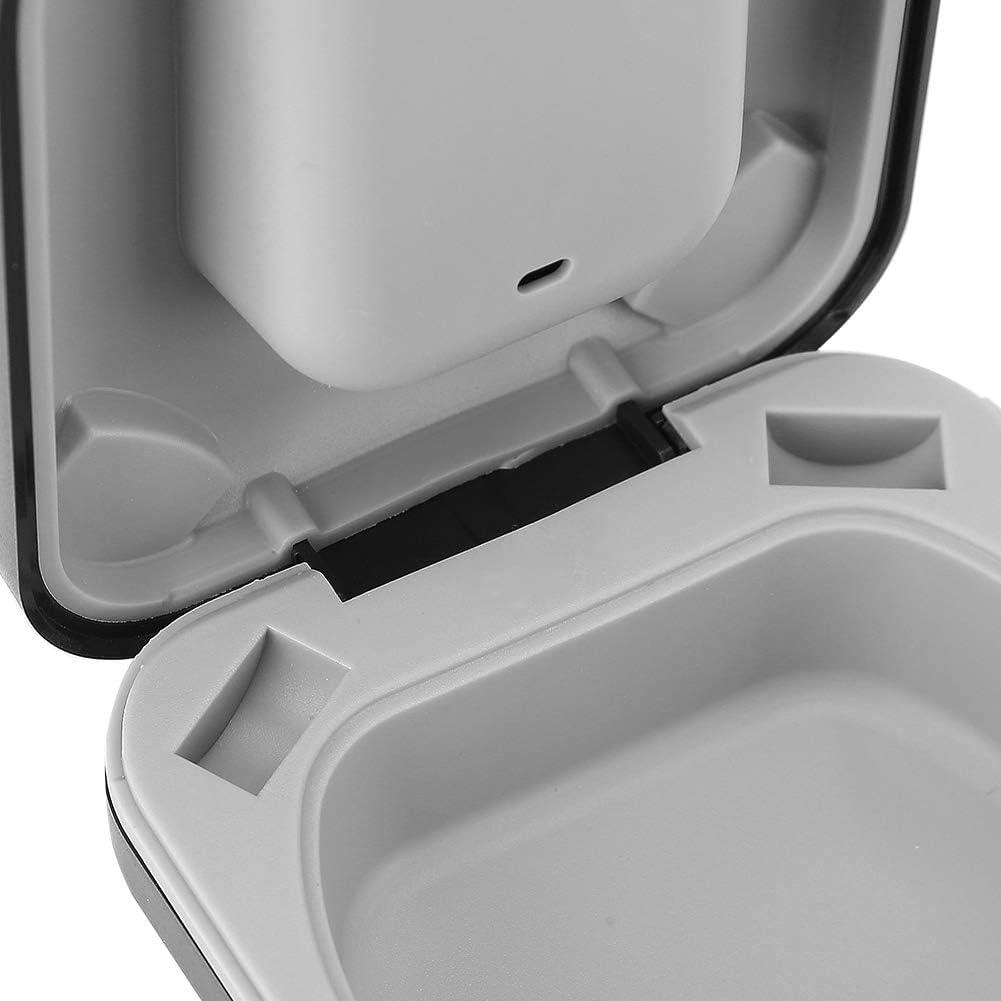 Balson Balson Hearing Aid Case, Hearing Aid Cases Waterproof Portable Drop Resistance Hearing Aid Storage Box Hard Hearing Aid Boxes Hearing Aid Container Hard Case for Hearing Aids (Model-2,Black)