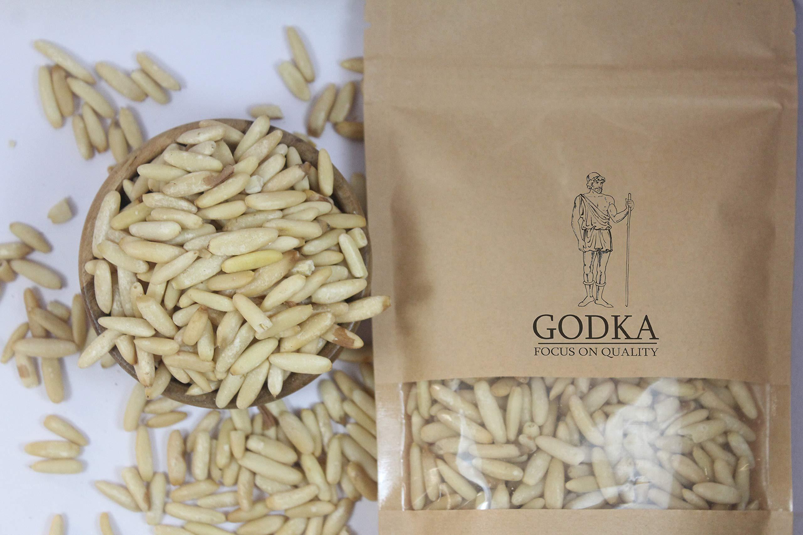 GODKA Godka Pine Nuts | Chilgoza Dry Fruit | Pine Nut Without Shell,100g