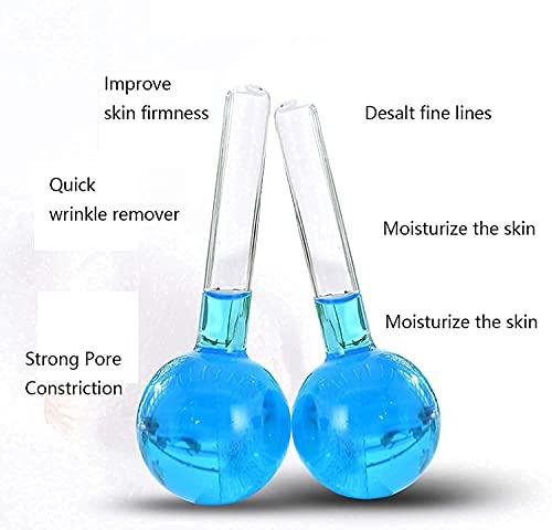 HEATHER HEATHER Facial Massager Ice Globe Smart Cool Face Roller Balls | Facial Massage Tools for Neck, Eye Circle, Reduce Eye Puffiness, Anti-Ageing, Wrinkles | Ice Roller Face Massager