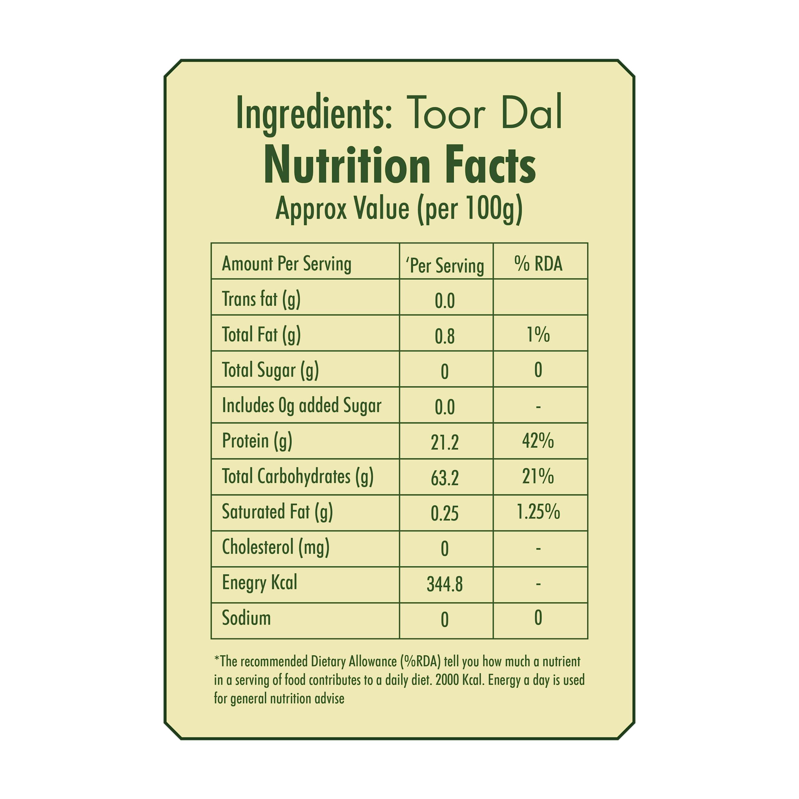 ANGUR Angur Plain Toor Dal 1Kg