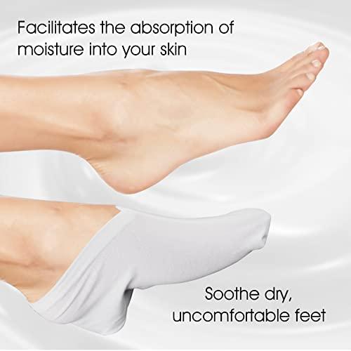 Sibba Sibba 3 Pairs Moisturizing Socks Overnight, Spa Socks, Lotion Moisturizing Socks Spa Overnight Absorbing for Dry Cracked Feet
