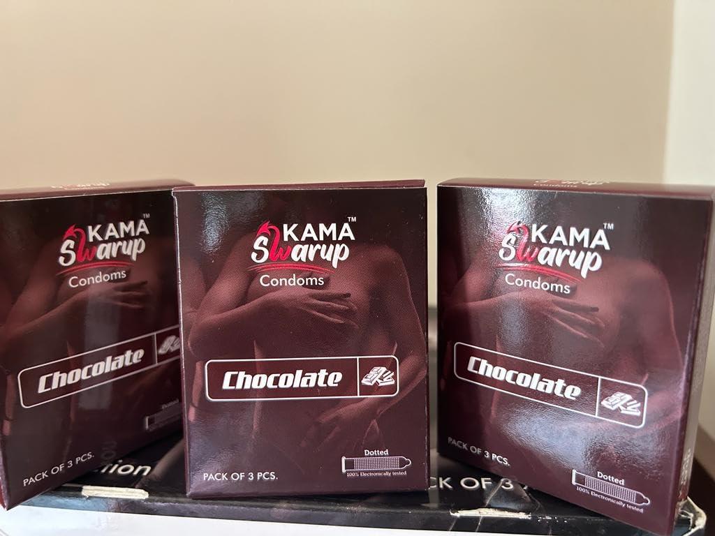 KAMA SWARUP KAMA SWARUP MEN DOTTED CONDOM JUMBO PACK OF 12 PACKS OF 10 PIECES (Mint)