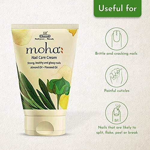 Moha: moha: Foot Cream For Rough, Dry and Cracked Heel, Feet Cream For Heel Repair With Benefits Of Aloe Vera, Papaya & Peppermint (Nail + Foot Care 100ml Each)