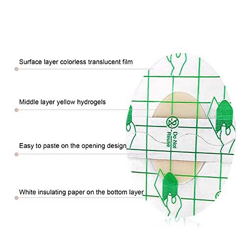 cigemay Blister Pads, Waterproof Heel Blister Prevention Bandage Comfortable for Heel