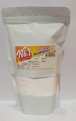 J A BRICKS J A BRICKS Natural 250g Pure and Raw Arrowroot Powder for Gravy, Puddings, Soups, Bread and More | Natural Arrow root Powder/Flour for Babies (Pack of 1)