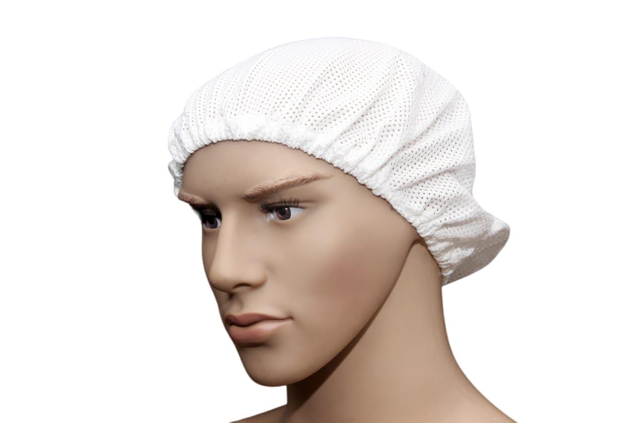 SubaA SuBaA Premium Washable Hairnet Head Cover Caps and Beard Cover Combo Pack (20 qty Pack) - Breathable Fabric, Lightweight | Ideal for Kitchen, House Cleaning, Farms, Food & Processing Industries, Hotels Hygiene (20)