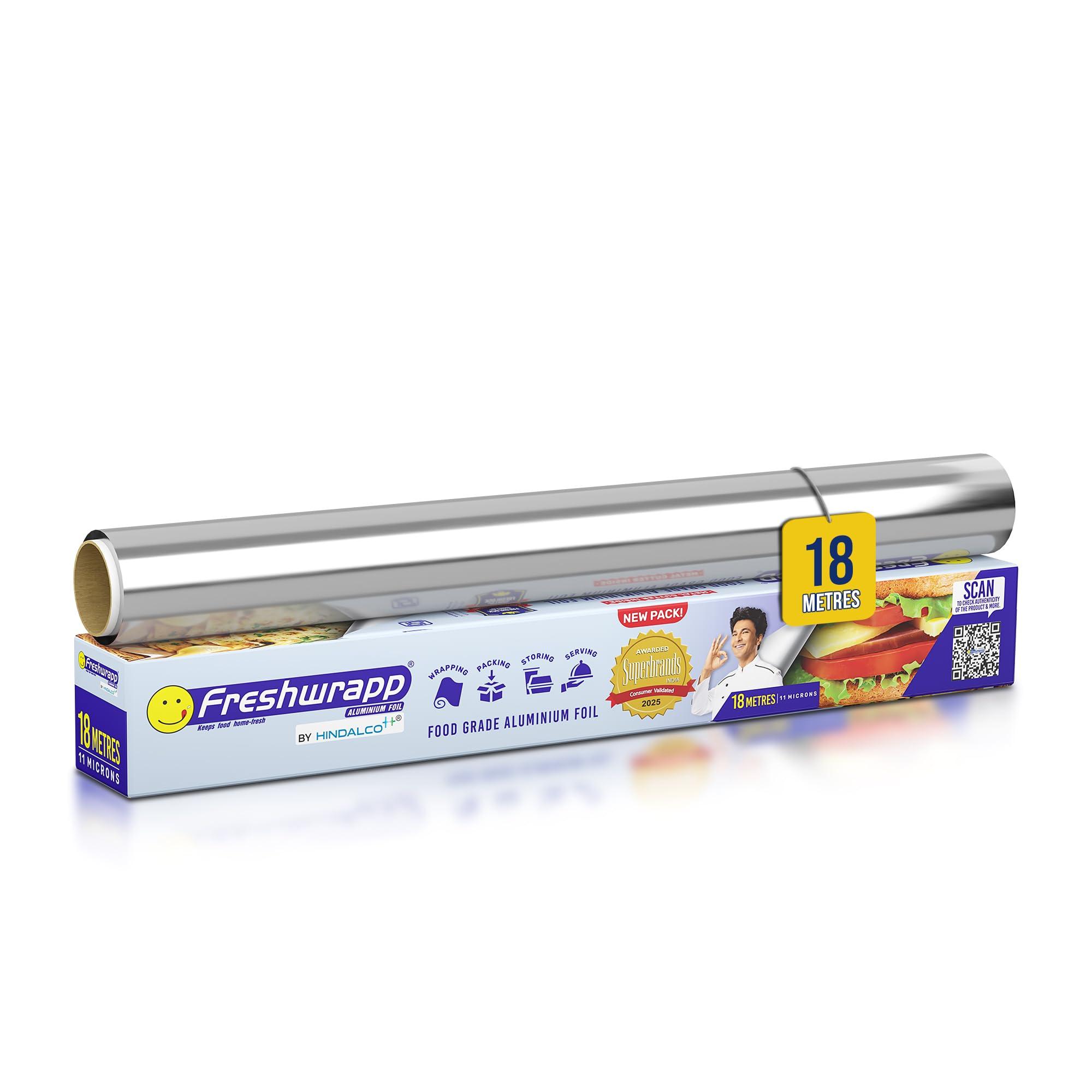 HINDALCO Freshwrapp 18 m Standard Aluminium Foil