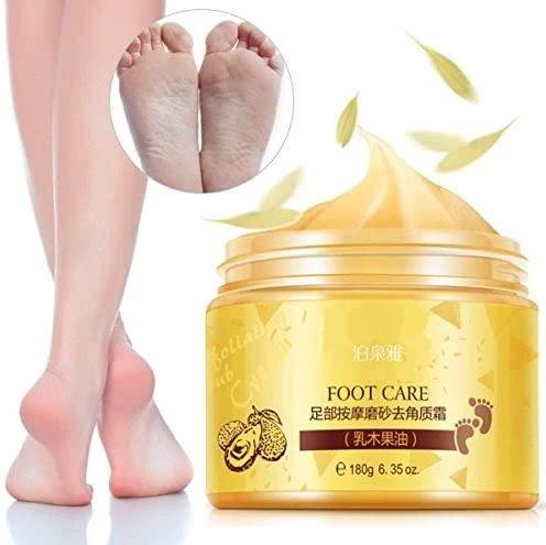 Generic Shea Butter Foot Care Massage Scrubexfoliating Cream Cleansing Elicate Feet Skin Oilimport From 180gm