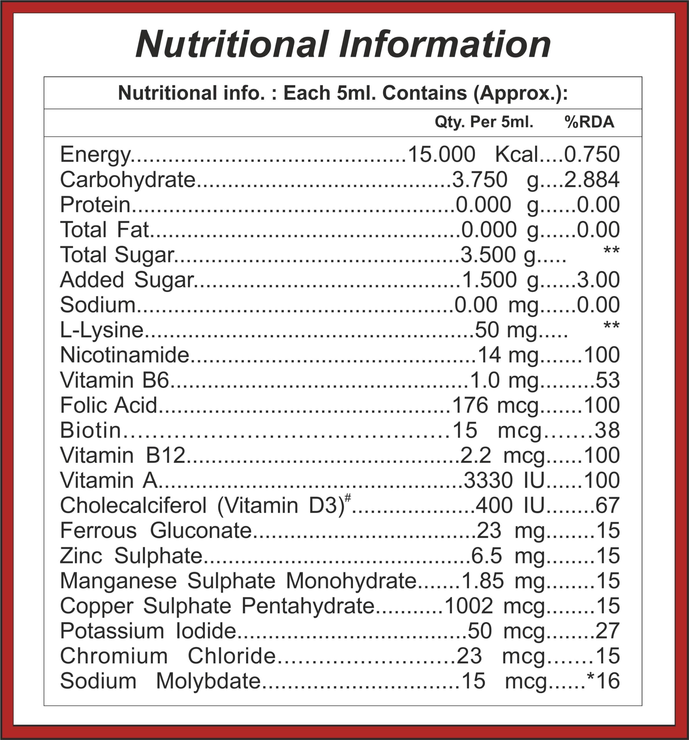 RP-SAP RP-SAP GOLD SYRUP WITH VITAMIN A, MANGO FLAVOUR