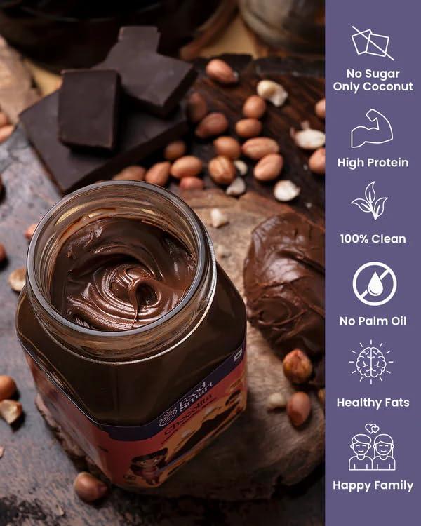 FeedSmart Feed Smart I Can\'t Get Enough Combo with The Healthiest Jain Ketchup and Chocolita Chocolate Spread - Pack of 2 (225 grams each)