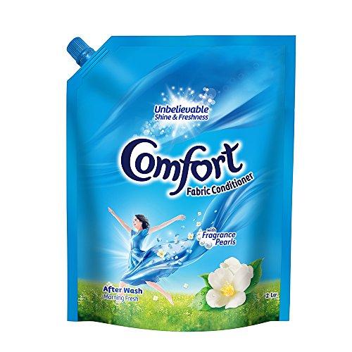Comfort Comfort After Wash Morning Fresh Fabric Conditioner Pouch - 2 L & After Wash Fabric Conditioner Pouch - 2 l Combo
