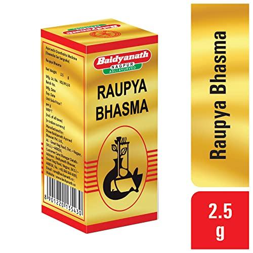 Baidyanath Baidyanath Roupya Bhasma - 2.5 gm | Ayurvedic Supplements for Vat-Pitta Dosha| Eye Health Support