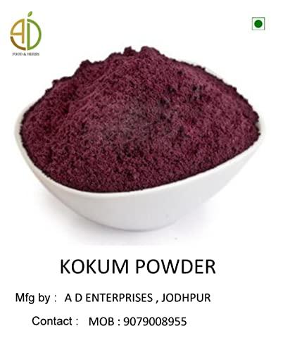 A D FOOD & HERBS A D Food & Herbs Organic Kokum Powder/Gracinia indica/Malabar Tamarind Powder For Curries & Dishes (100 Gms)