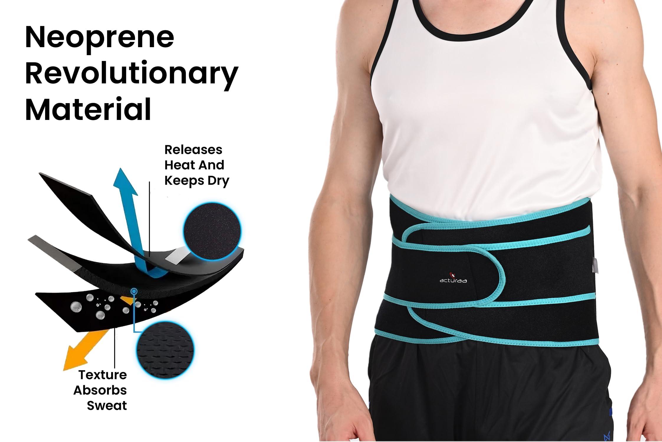 acturaa acturaa Plus Size Back Brace for Woman and Man - 2XL to 5XL Extra Large Lower Back Support with Straps and Compressions, Herniated Disc Back Pain Relief, Abdominal Plus Size Binder (Plus Size)
