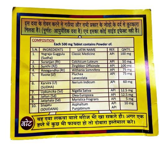 AYURVED ZONE CHANDA AYURVEDIC GOLI (PACK OF 4).