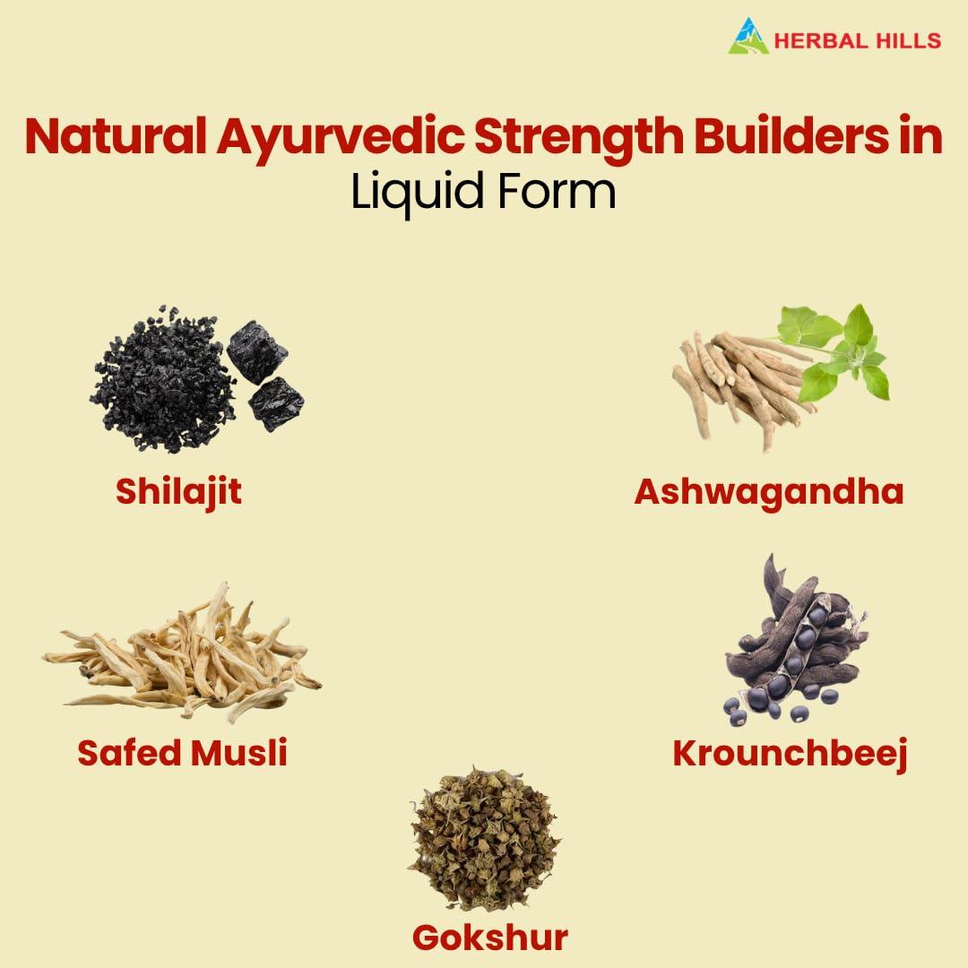 HERBAL HILLS Herbal Hills Shilajit Suspension (500 ML PACK OF 2)