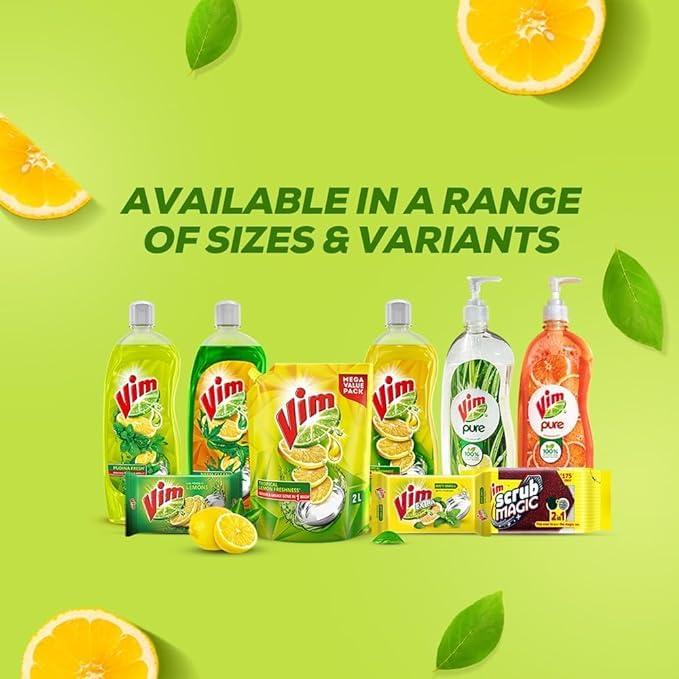 Generic Vim Dishwash Liquid Gel Lemon Refill Pouch, 2 Ltr