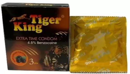 Generic MEGA OUTLET Tiger King Thin Dotted Lubricated Extra Time condom