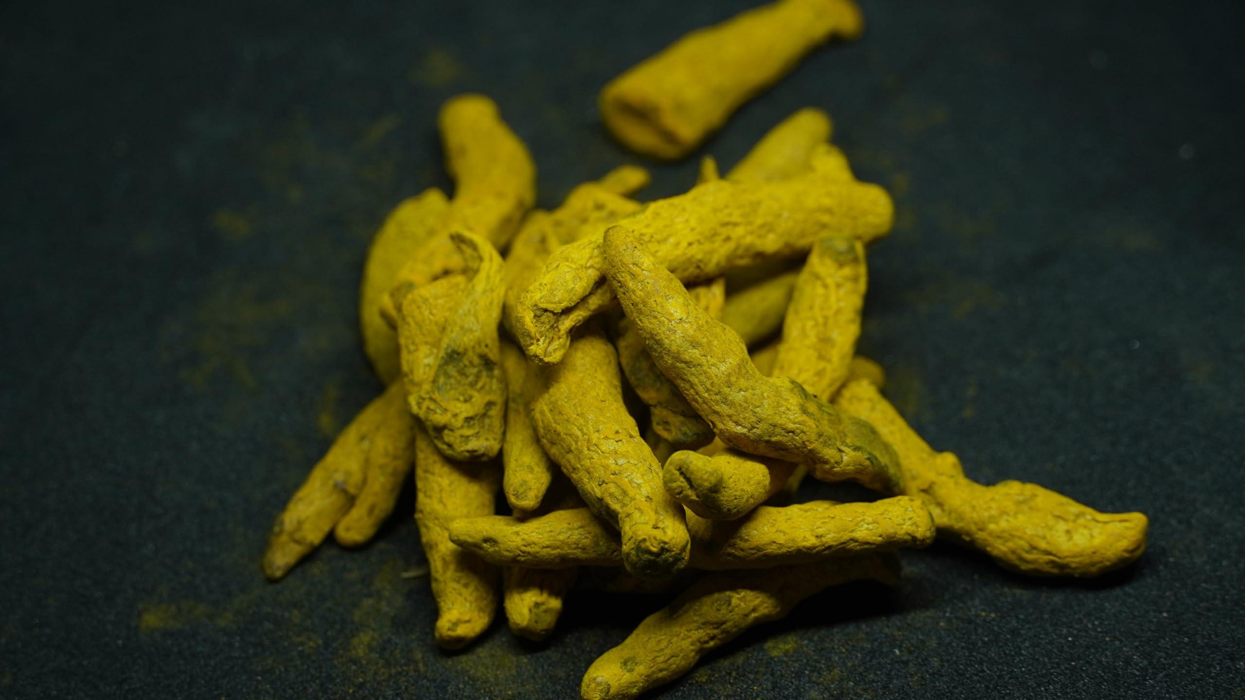 THOGAI THOGAIS -VIRALI MANJAL-Curcuma Longa/Turmeric/ / Virali Manjal/Haldi/Manjal/Pasupu (100 GRAMS (PACK OF 1))