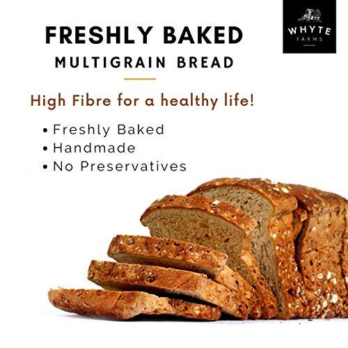 WHYTE FARMS Whyte Farms Freshly Baked Multigrain Sliced Bread| No Preservatives | High in Fibre | 620 g