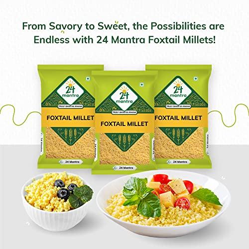 24 Mantra Organic 24 Mantra Organic Unpolished Foxtail Millet, LOW G.I Kangni, Naturally Gluten Free