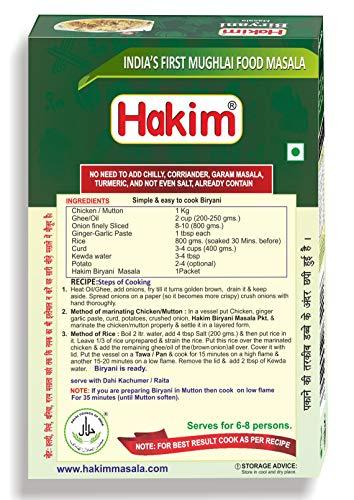 Hakim Hakim India'S 1St Authentic Mughlai Biryani Masala - Pack of 12-50 Grams Each