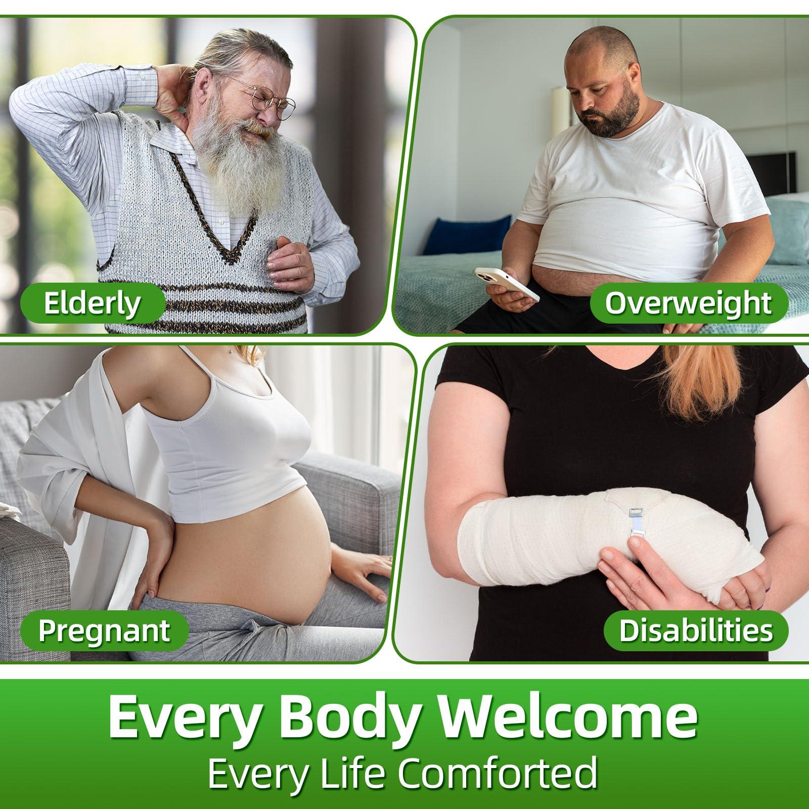 Renook Renook Bamboo Wooden Back Scratchers, 17in, Pack of 5, Best for Pregnant Women and People Who Need Longer Hands, Provide Instant Relief from Itching