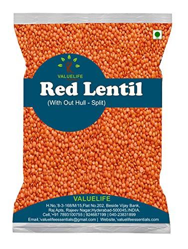 Value Life Valuelife Combo Product 1990g - Toor dal 1kg - Masoor dal red 1kg