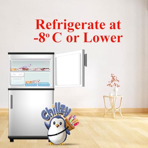 Chillzy Freeze Pops Chillzy Freeze Pops - 12 All Natural Ice Pops - 2 x 6 Flavors - Teeth Friendly - 70ml each - 1 Pack