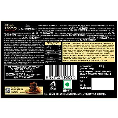 Sunfeast Sunfeast Dark Fantasy Choco Fills, 600 g , Candyman Fantastik Treat Pack, Choco Wafer Rolls, 200g