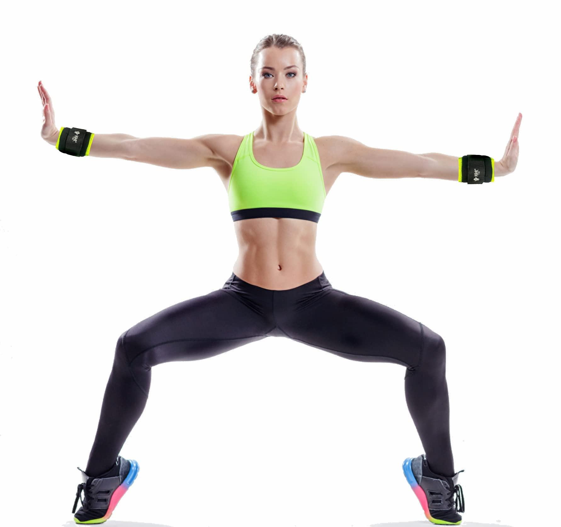 Dr Aedass IGR WEIGHT CUFF 3KG X 1 Pc. Adjustable STRAPS | Wrist - Ankle Weight Band | Physiotherapy Wrist | Ankle | Jogging | Cycling | Aerobics | Toning | Cardio | Glutes | Squat with Leg Lift | Supermens - Weighted Arm Circles | Rehabilitation | Men & Women