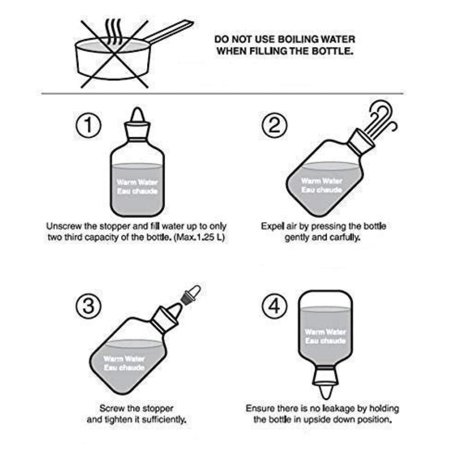 CHARU ENTERPRISES Charu Rubber Bottle Cold & Hot Water Bag Body Heat Massage Pain Relaxing Treatment pack of 01