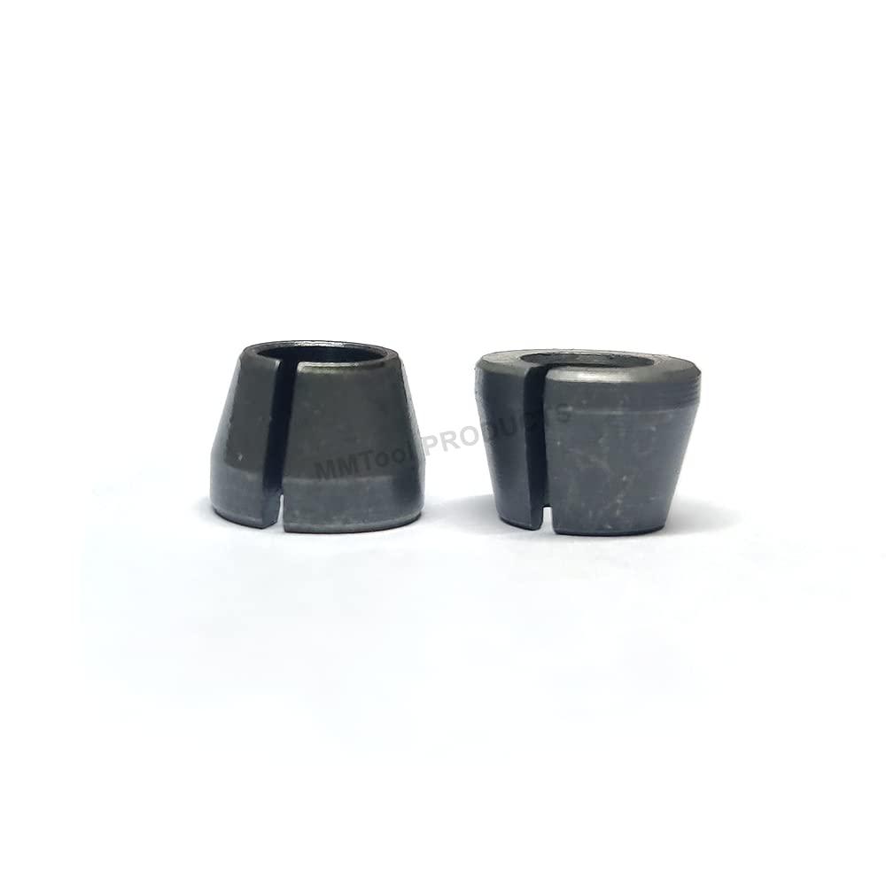 MMTool PRODUCTS MMTool PRODUCTS Trimmer Collet Cone 6mm and 6.35(1/4) Pack of 2 pcs