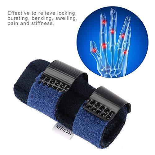 SUPRBIRD Suprbird Finger Brace, 2PCS Trigger Finger Splint/Finger Straightening Brace/Trigger Finger Brace,Adjustable Fixing Belt with Built-in Aluminium Support for Finger Tendon Release & Pain Relief