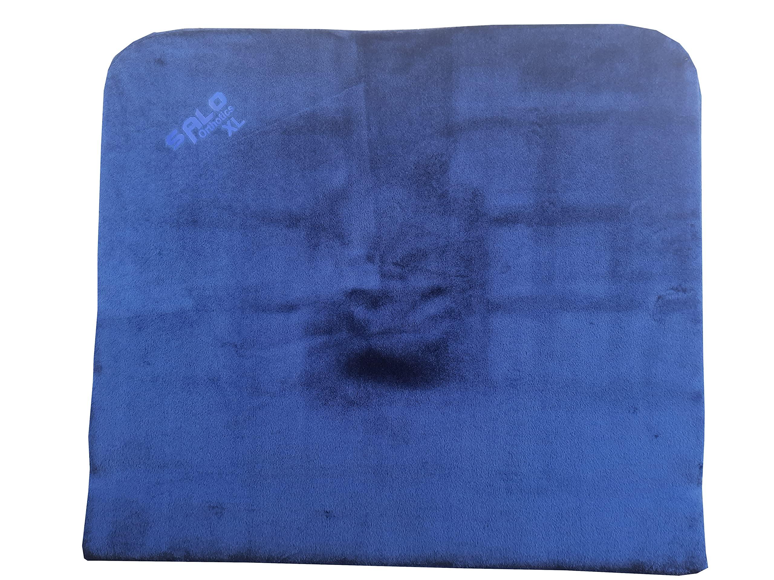 SALO ORTHOTICS SALO ORTHOTICS Donut Seat Pillow (with Covered Hole) - Useful in Maternity, Piles, Fistula, Tailbone Pain, Postpartum and Hemmorhoids (for Bodyweight Upto 125Kg Weight) | Size - XL, Color-Blue