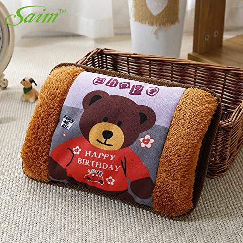 Tagve Tagve Cute Hot Water Bottle Electric Charging Bag Cartoon Hand Warmer Back Pain 220V Warming Rechargeable (Color May Vary- Pack of 2)